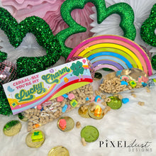 Load image into Gallery viewer, Lucky Charms Bag Topper and Cereal Bar Wrappers, Printable St. Patrick&#39;s Day Treat
