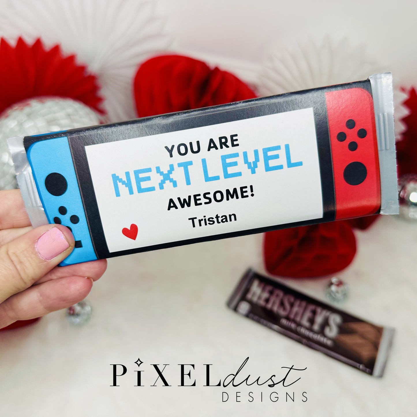 Video Game Printable Valentine Candy Cards