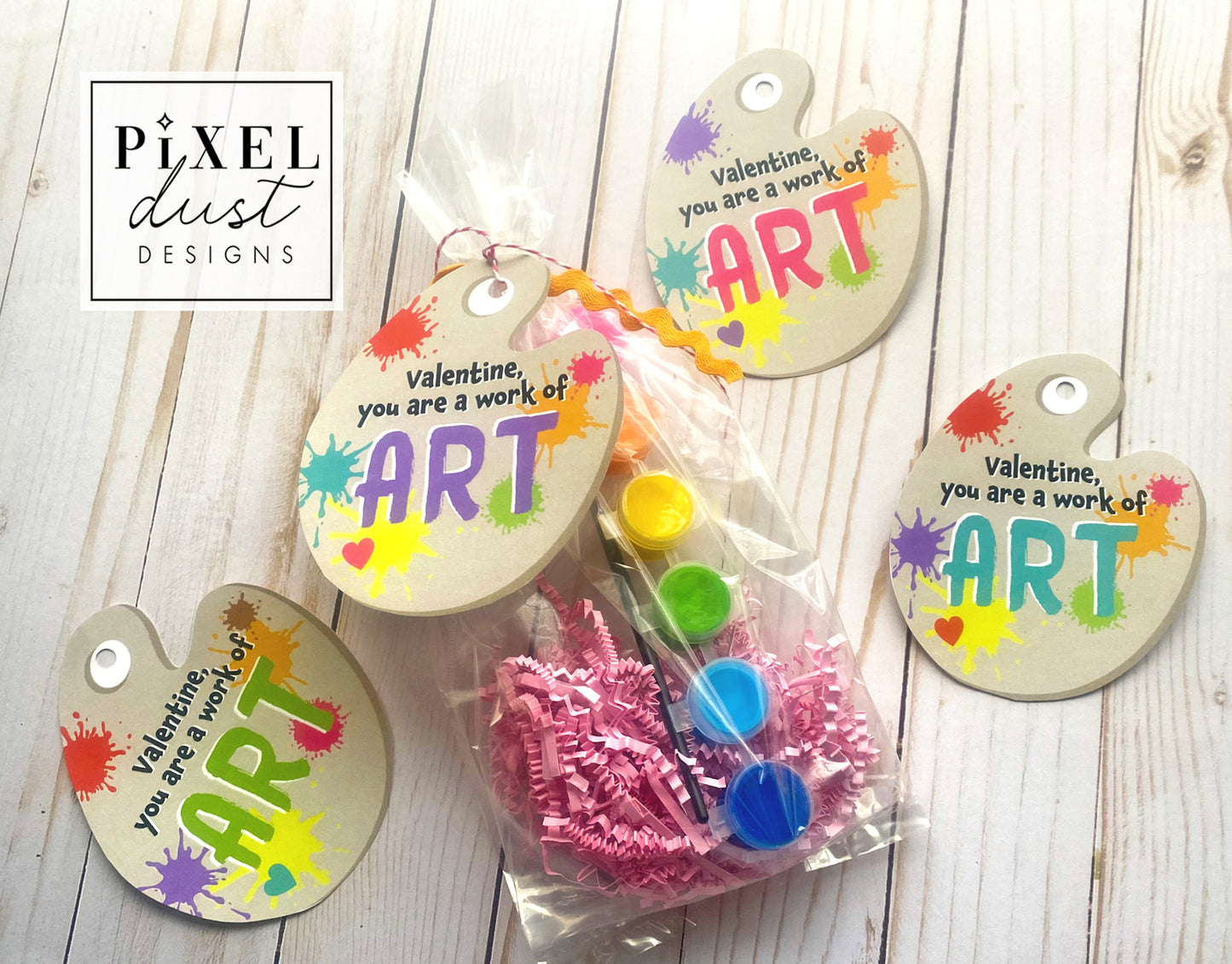 Art Paint Palette Artist Valentines