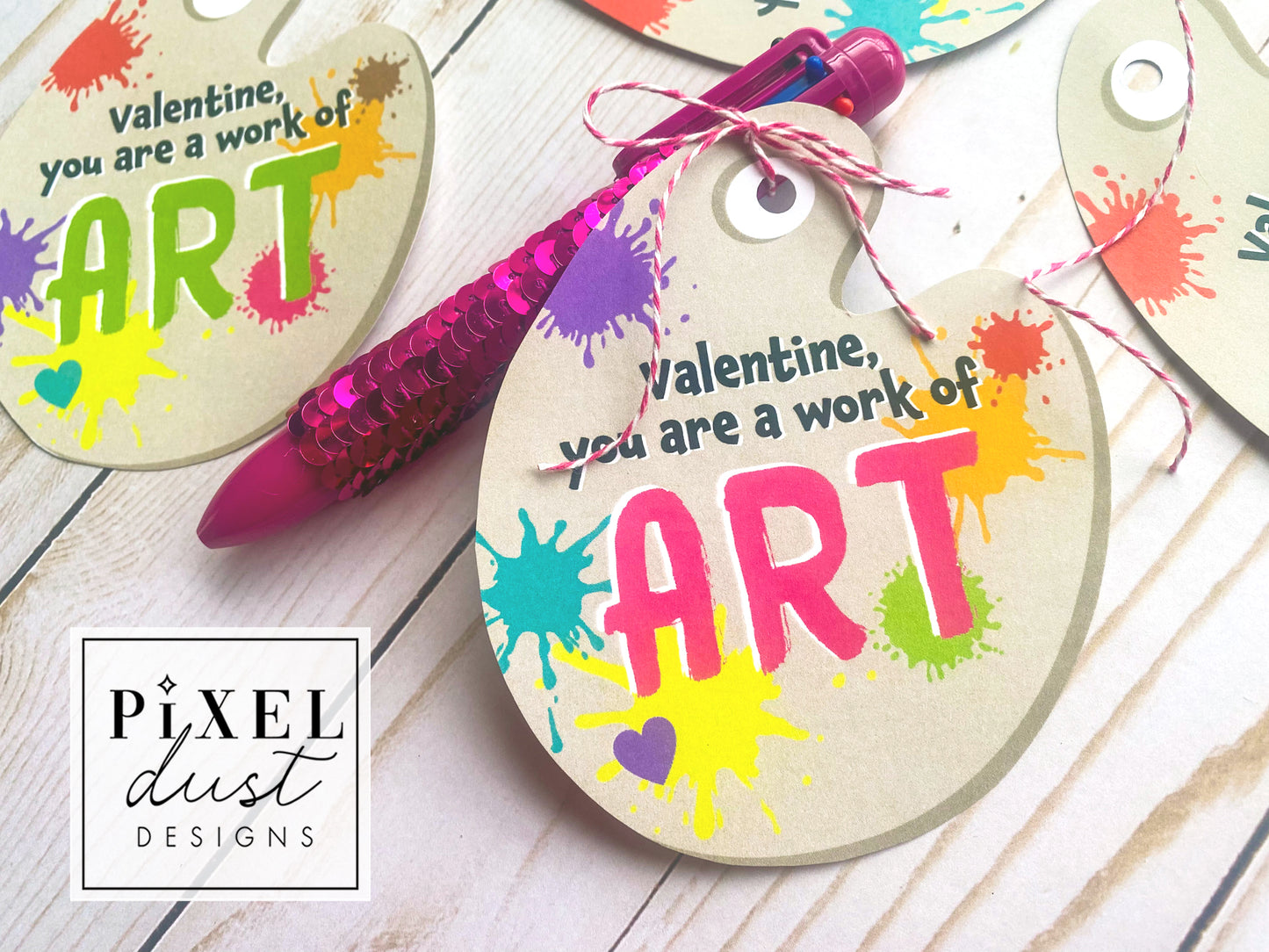 Art Paint Palette Artist Valentines
