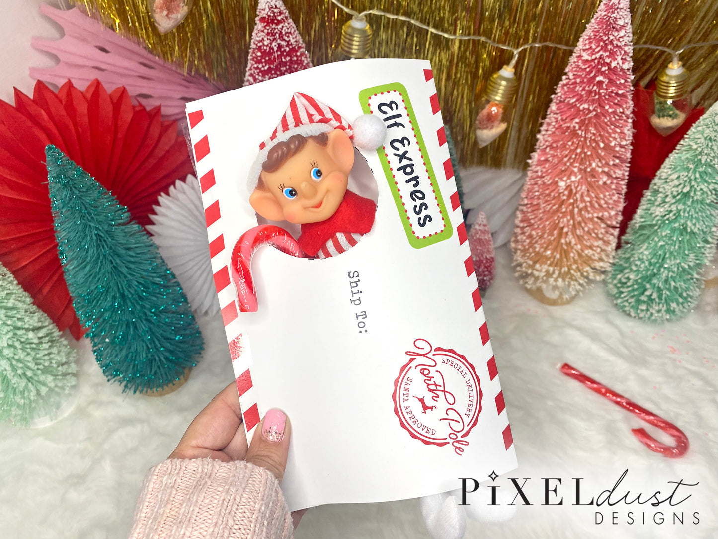 Printable Scout Elf Envelopes, Elf Outfit Props