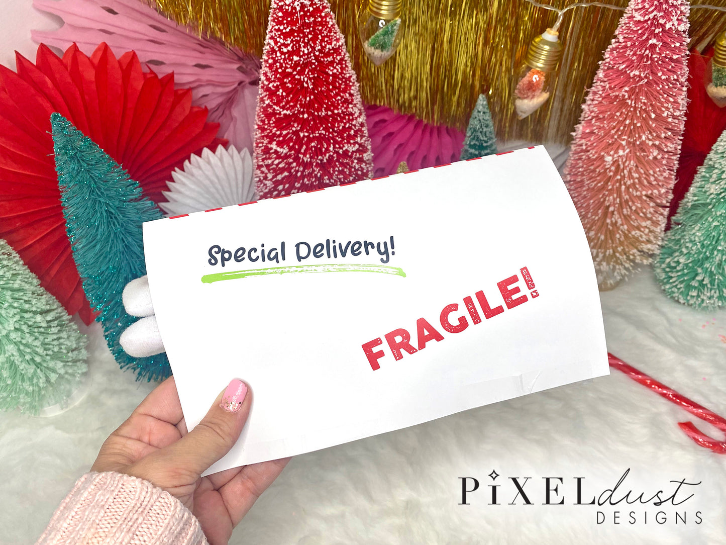 Printable Scout Elf Envelopes, Elf Outfit Props