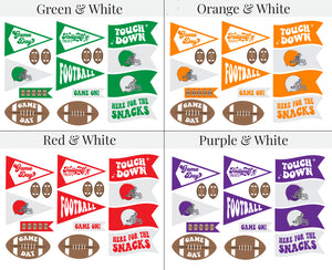 Game Day Football Pennant Flags