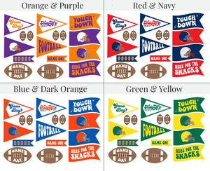 Game Day Football Pennant Flags