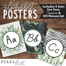 Load image into Gallery viewer, Modern Magnolia Aphabet Posters
