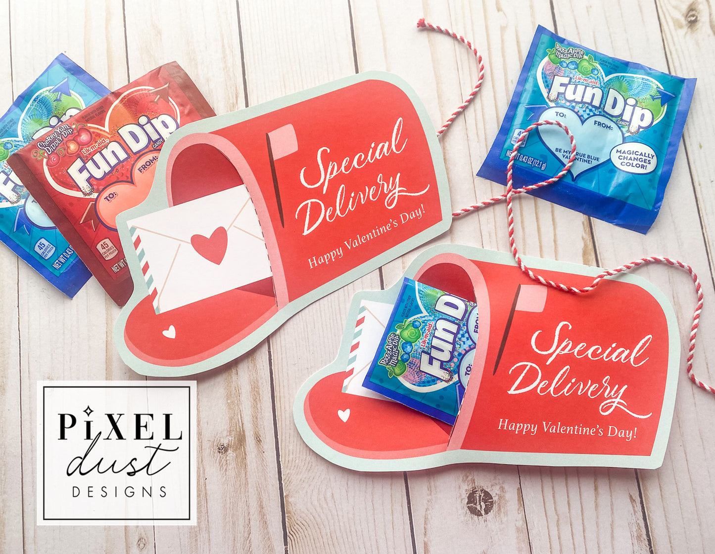 Valentine Mailbox Special Delivery Printable Cards