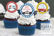 Load image into Gallery viewer, Rescue, First Responder Birthday Party Printable Cupcake Toppers / Picks
