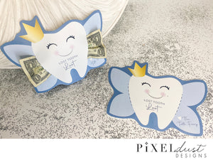 Tooth Fairy Money Holder - Blue