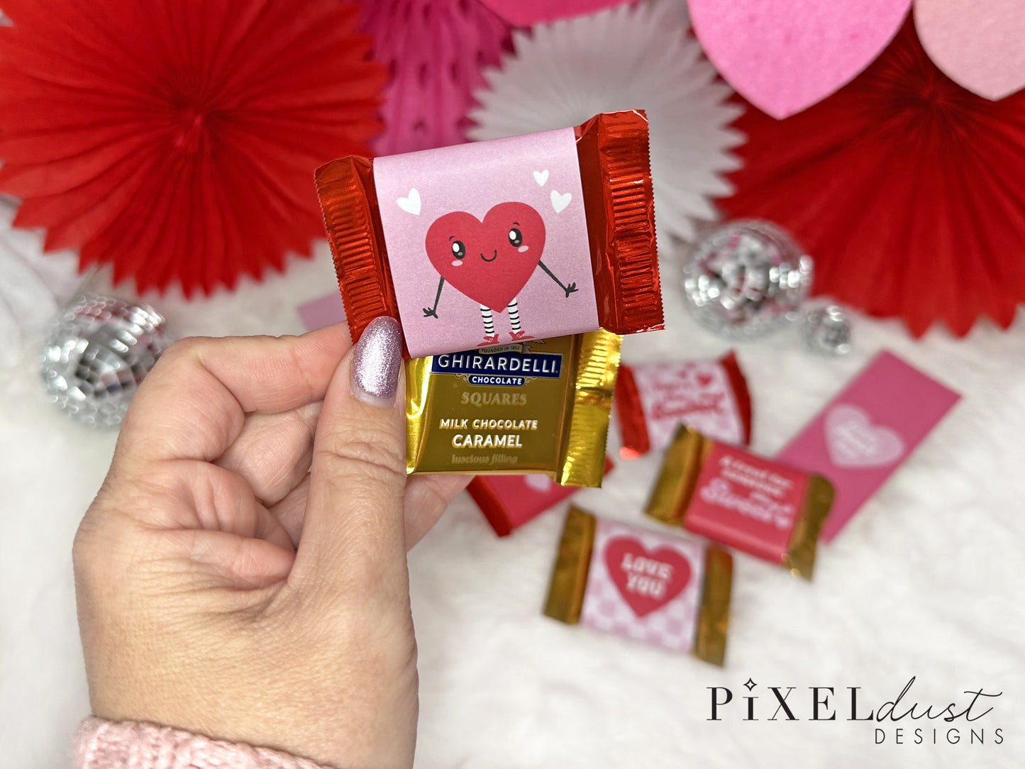 Printable Valentine Candy Bar / Gift Card Wrappers