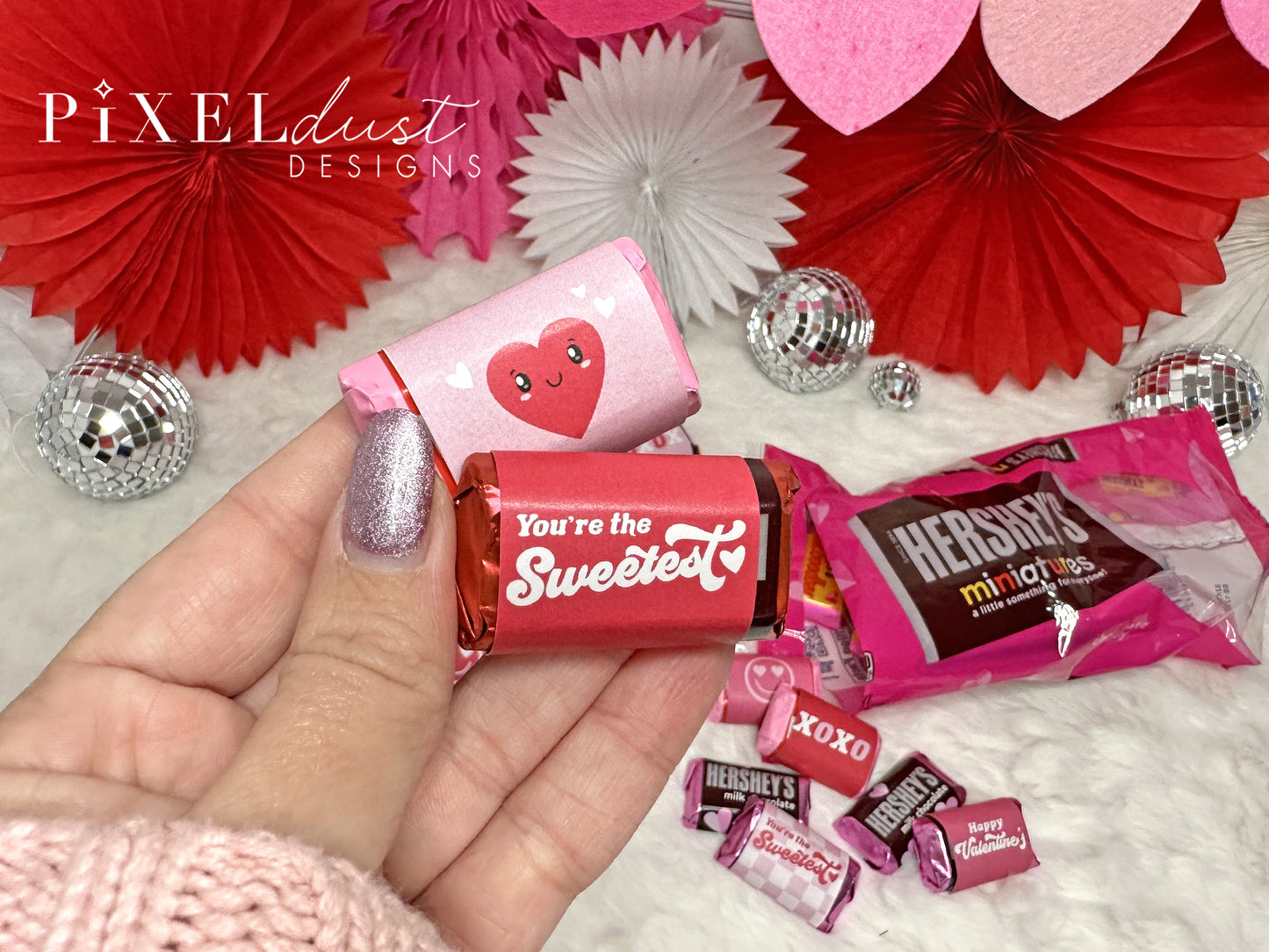 Printable Valentine Candy Bar / Gift Card Wrappers