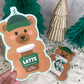 Bearista Coffee Printable Gift Card Holder