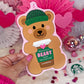 Valentine Bearista Coffee Printable Gift Card Holder