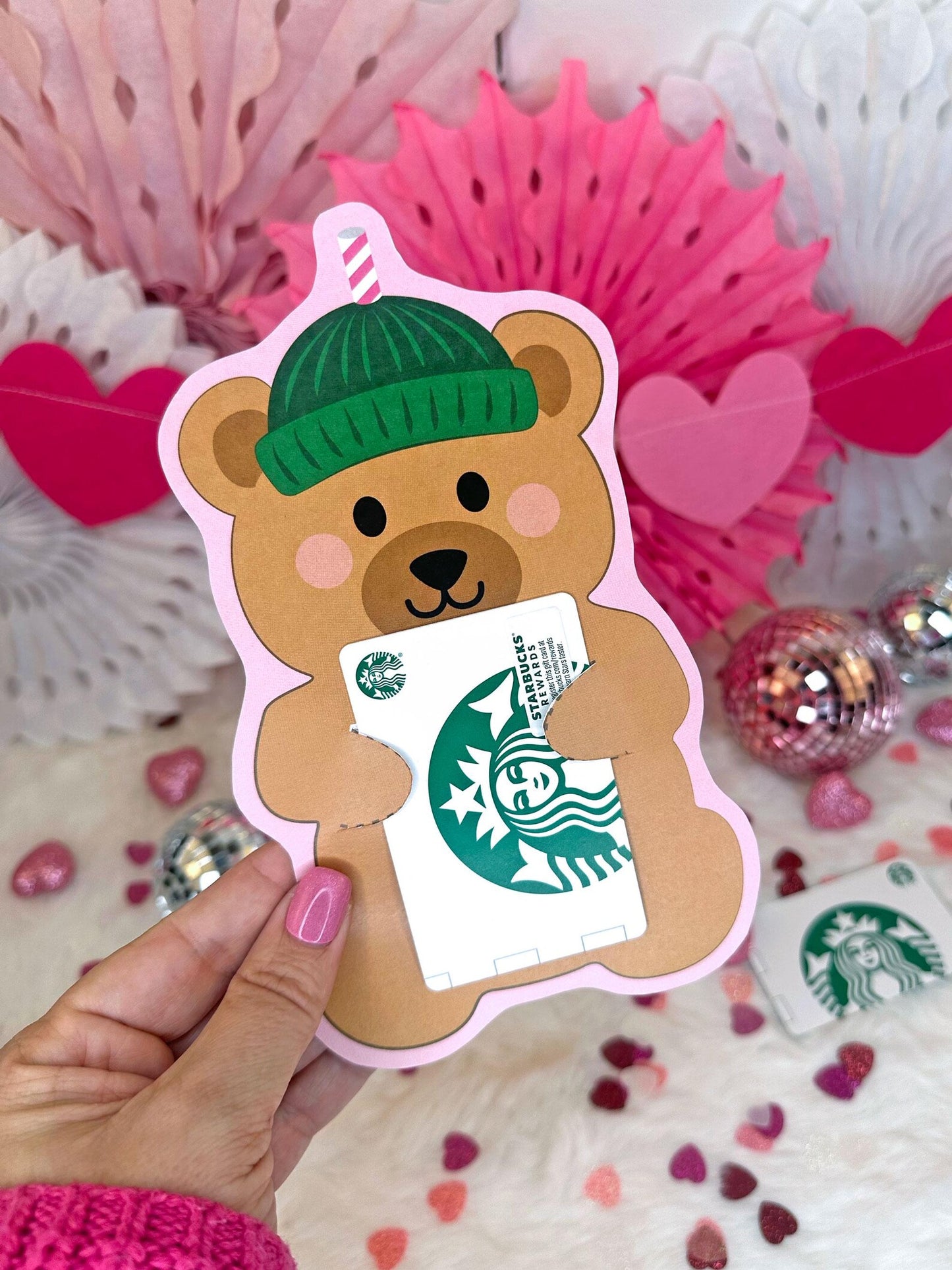 Bearista Thank You Coffee Gift Card Holders