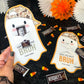 Camo Hat Ghost Printable Halloween Treat Cards for Kids