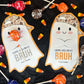 Camo Hat Ghost Printable Halloween Treat Cards for Kids