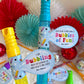 Printable First Day of School Bubble Wand Tags, Back to School Bubbles of Fun Tags