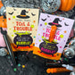 Double Double Toil and Trouble Bubbles Halloween Treat Cards and Tags