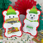 Christmas Gummy Polar Bear Printable Treat Holder Cards