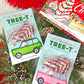 Christmas Tree Cakes Santa Car Printable Treat Cards
