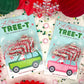 Christmas Tree Cakes Santa Car Printable Treat Cards