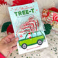 Christmas Tree Cakes Santa Car Printable Treat Cards