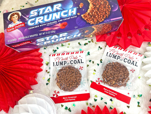 Lump of Coal Funny Christmas Treat Printable Cards