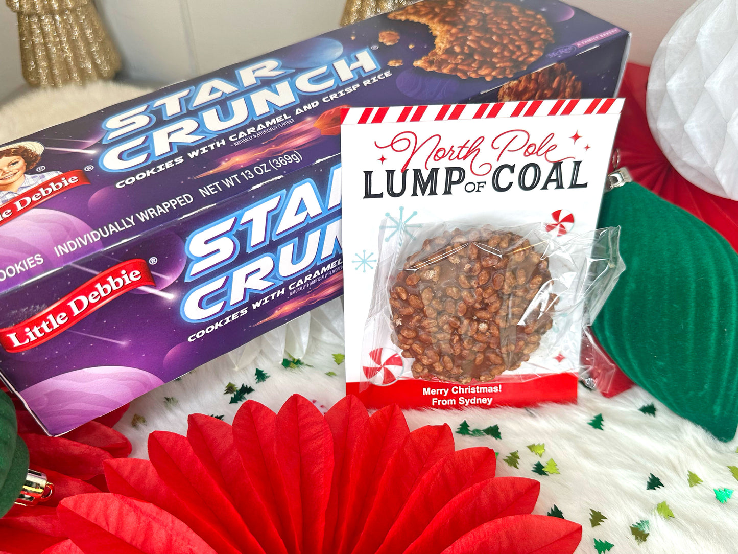 Lump of Coal Funny Christmas Treat Printable Cards