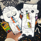 Halloween Crayon Holder Printable Coloring Sheet Cards