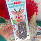 Reindeer / Snowman Donut Printable Christmas Treat Cards