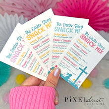 Load image into Gallery viewer, The Easter Story Snack Mix Printable Tag and Bag Topper
