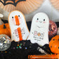 Cute Ghost Halloween Treat Holder Printable Card