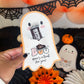 Cute Ghost Halloween Treat Holder Printable Card
