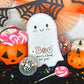 Cute Ghost Halloween Treat Holder Printable Card