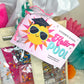 "Goodbye School Hello Pool" Printable Graduation Gift Tag