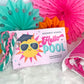 "Goodbye School Hello Pool" Printable Graduation Gift Tag