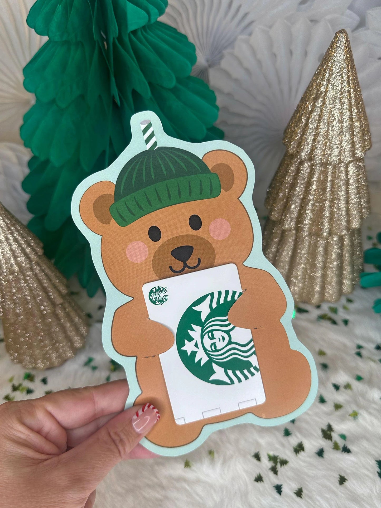 Bearista Thank You Coffee Gift Card Holders