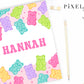 Sweet Gummy Bear Personalized Binder Cover Set