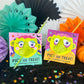 PICK or Treat Zombie Nose Halloween Printable Treat Cards