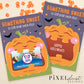 Jack-O-Lantern Printable Halloween Gift Card Holders