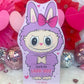Cute Monster Bunny Printable Valentine Treat Holder Cards for Kids