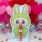 Cute Monster Bunny Printable Valentine Treat Holder Cards for Kids