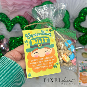 St. Patrick's Day Leprechaun Bait Printable Cards / Tags
