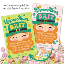 Load image into Gallery viewer, St. Patrick&#39;s Day Leprechaun Bait Printable Cards / Tags
