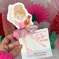 Nutcracker Ballet Scrunchie Cards, Printable Holiday Ballerina Treat Card