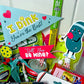 Printable Valentine Pickleball Gift Basket Set