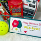 Printable Valentine Pickleball Gift Basket Set