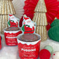Santa / Chimney Christmas Pudding Cup Printable Treat Cards