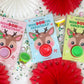 Play Dough Rudolph Printable Christmas Treat Cards for Kids