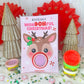 Play Dough Rudolph Printable Christmas Treat Cards for Kids