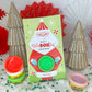 Play Dough Santa Claus Printable Christmas Treat Cards for Kids